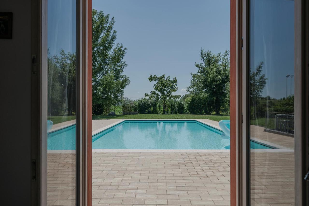 La Casina Apartment - Con Giardino E Piscina Pozzolengo Exterior foto