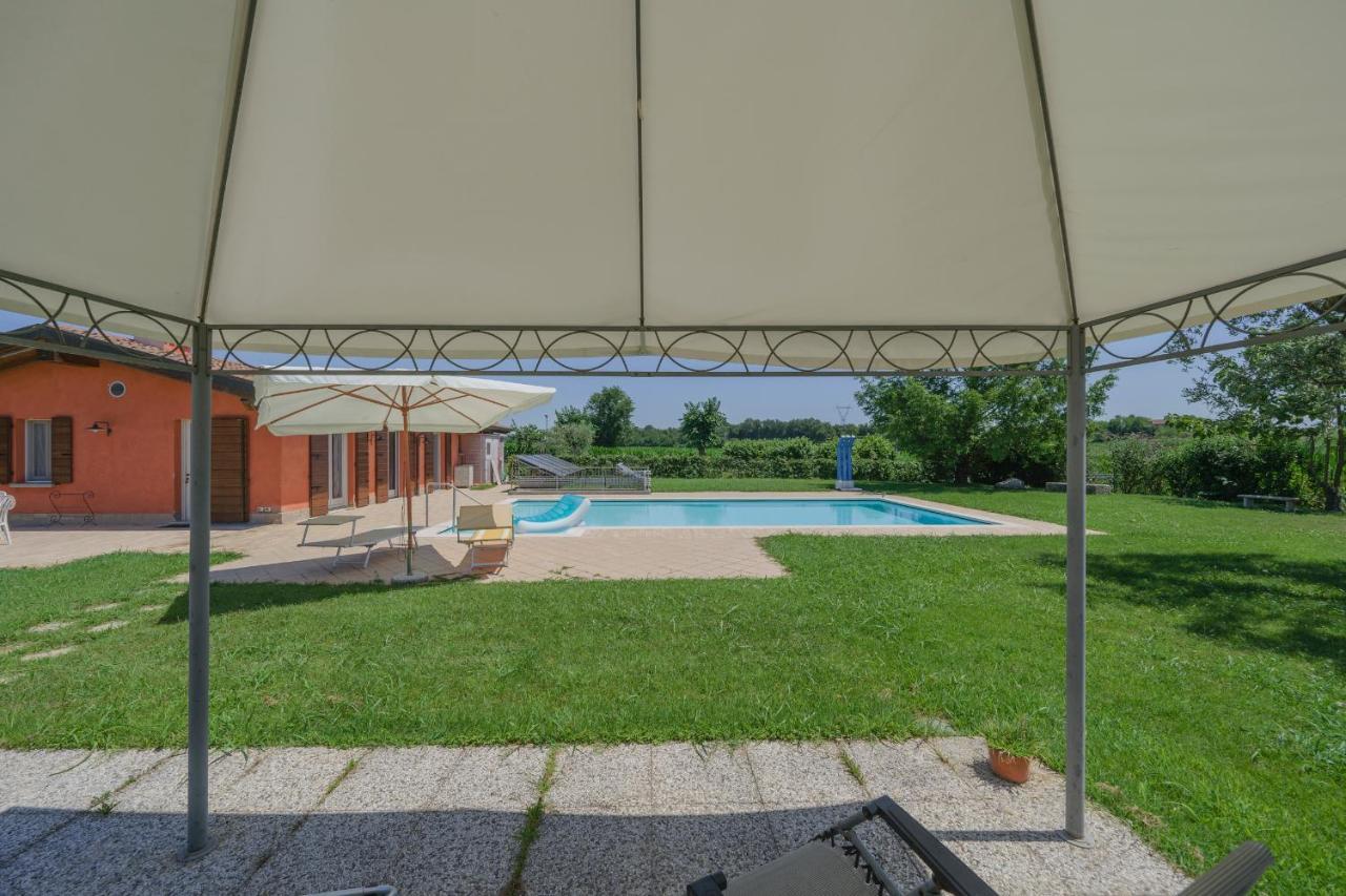 La Casina Apartment - Con Giardino E Piscina Pozzolengo Exterior foto